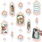 Big Dot of Happiness Hello Rainbow - Boho Baby Shower and Birthday Party Vertical Photo Garland 35 Pieces